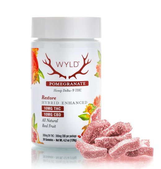 Wyld - Pomegranate 1:1 THC:CBD | Restore D9